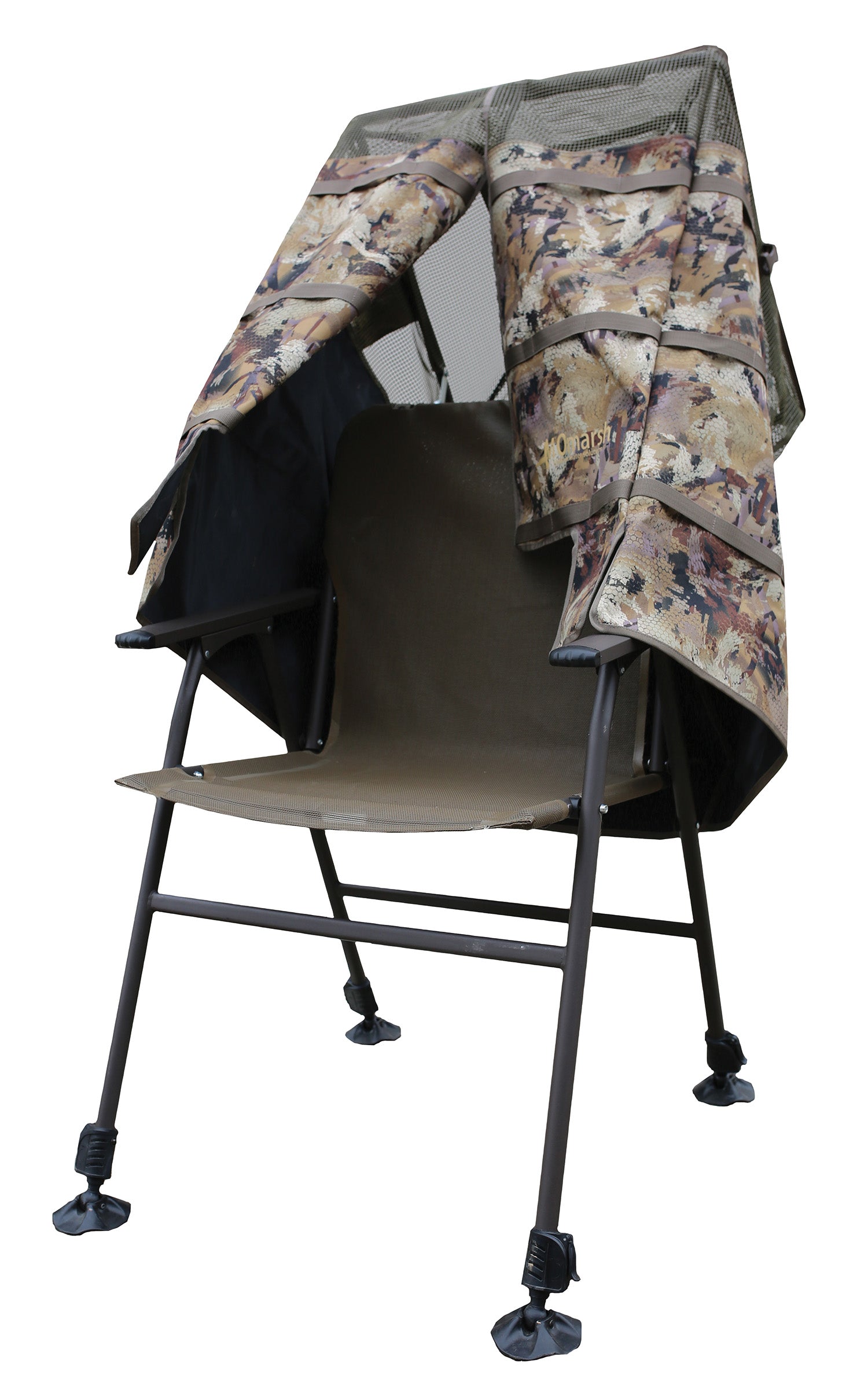 MOmarsh 31518 Invisi-Chair Hunting Blind Camo Adjustable Legs to 29"