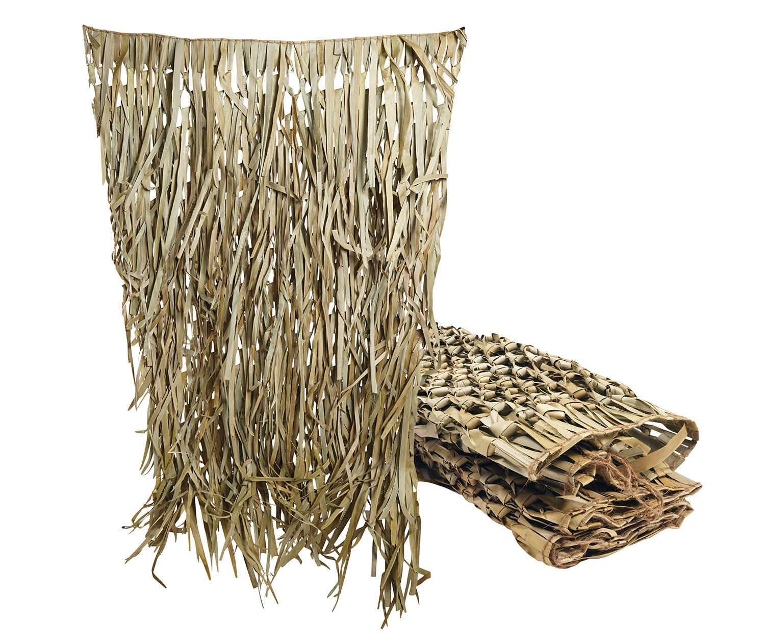 MOmarsh Natural Knotted Palm Leaf Blind Grass Cover 4 Sheets Hunting