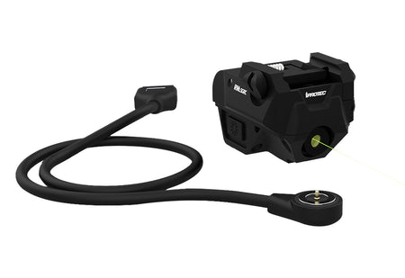 iProtec RMLSG RC Rail-Mount Sightable Green Laser Firearm Accessory Black