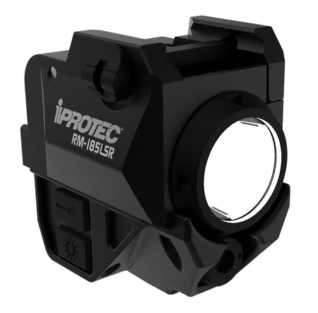 iProtec RM185LSR Rail-Mount 185 Lumen White Light and Red Laser Combo Black