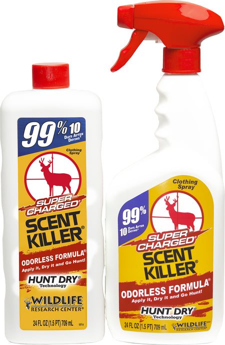 Wildlife Research 559 Super Charged Scent Killer 99% Odor Stopping Trigger Spray 24 oz Combo