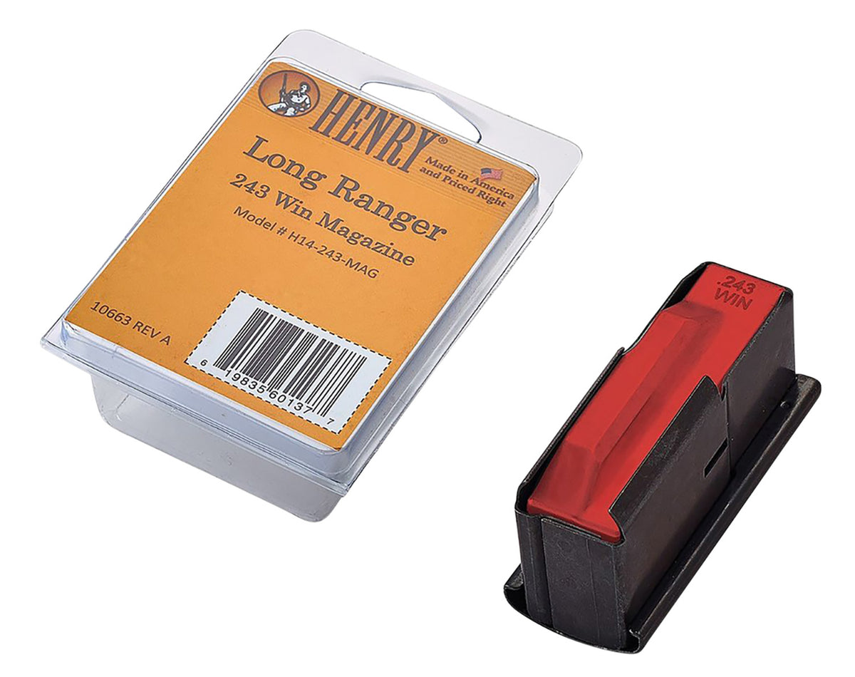 Henry H14243MAG Long Ranger 4 Round .243 Win Magazine Blued Steel
