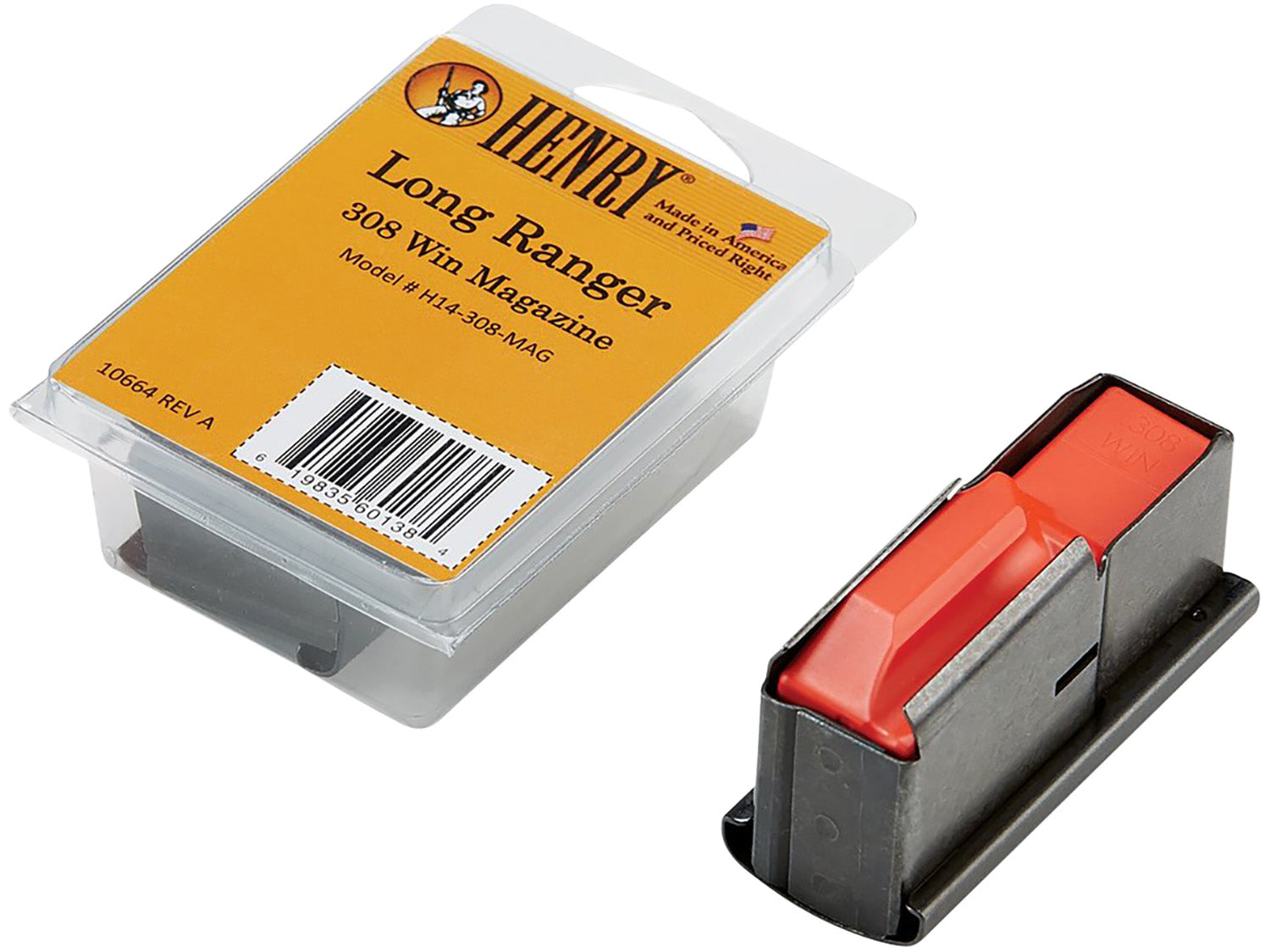Henry H14308MAG Long Ranger 4 Round .308 Win Magazine Blued Steel