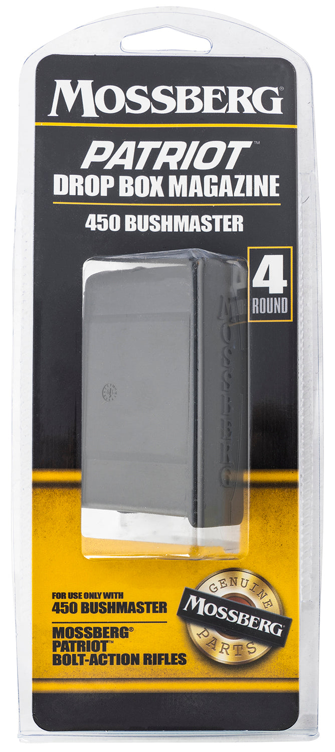 Mossberg Patriot Bolt Action 450 Bushmaster 4rd Drop Box Magazine Black