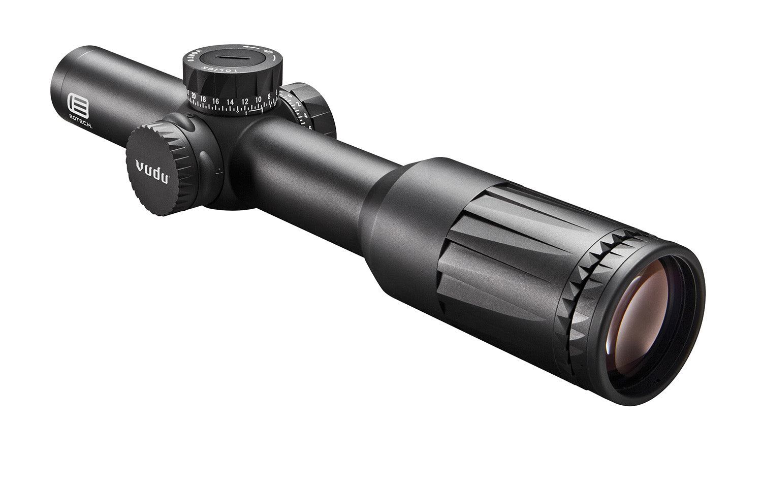 Eotech VDU16FFSR2 Vudu FFP 1-6x24mm 30mm Tube Black Anodized Illuminated SR2 MOA Scope with Lever