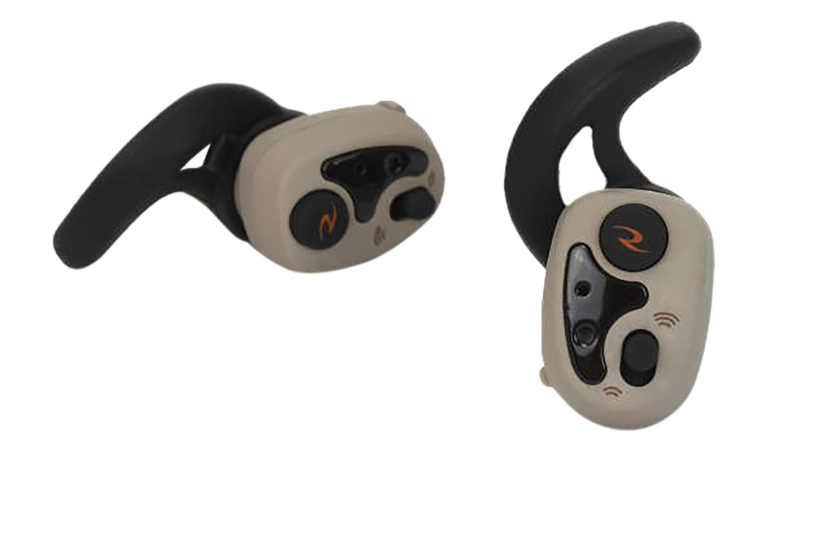 Radians Vertex Nano Premium Wireless Electronic Earbuds 25 dB In-the-Ear Tan 1 Pair Adult
