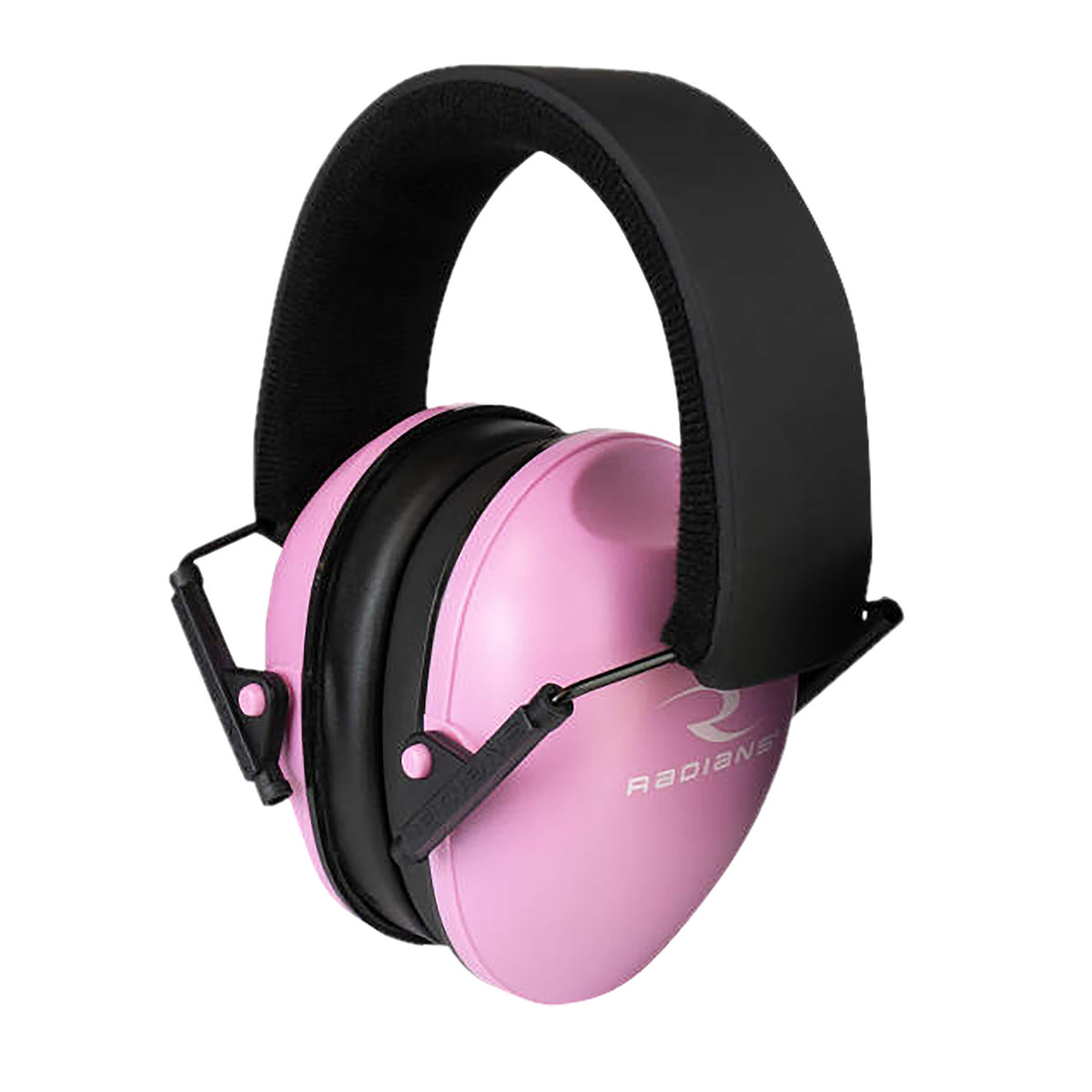 Radians Lowset Women's Passive Earmuff 21 dB Over the Head Pink and Black 1 Pair
