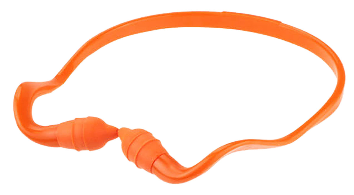 Radians Rad-Band 2 Neckband Ear Pod Hearing Protection 25 dB Orange Adult 1 Pair