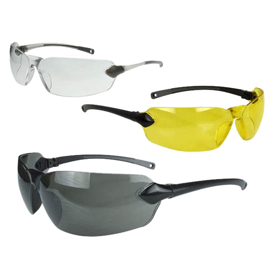 Radians OV3114CS Overlook Lightweight Shooting Glasses 3-Pack Multi-Lens Adult