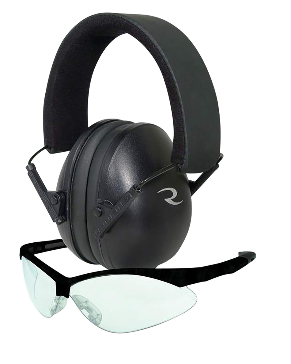 Radians LS0100CKCS G4 Kids Shooting Glasses Clear Lens Black Frame