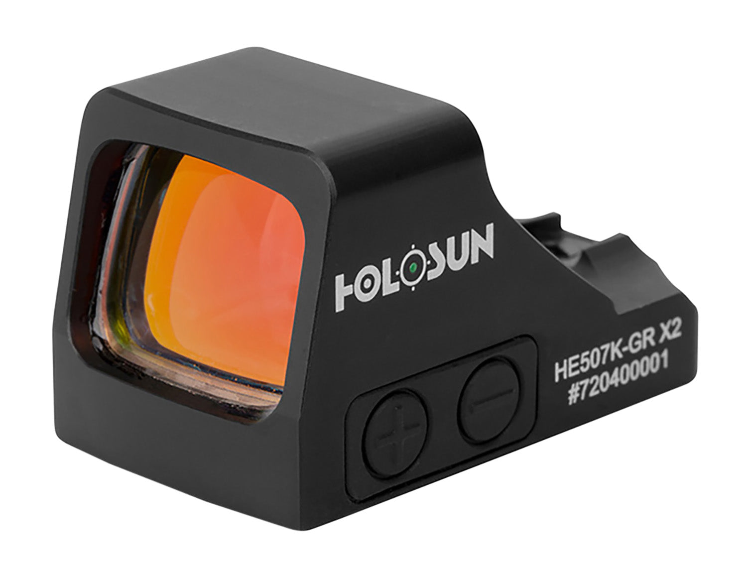 Holosun HE507KGRX2 Black Anodized Green Dot Multi-Reticle Reflex Sight Shake Awake Subcompact