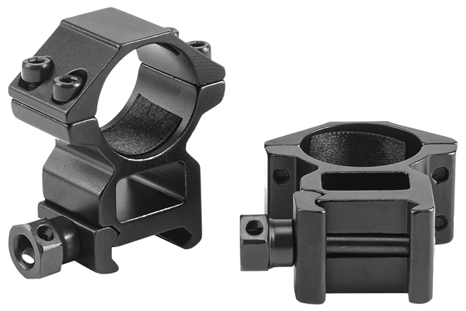 Riton Optics X1M 1" Medium Matte Black Scope Rings 6061-T6 Aluminum