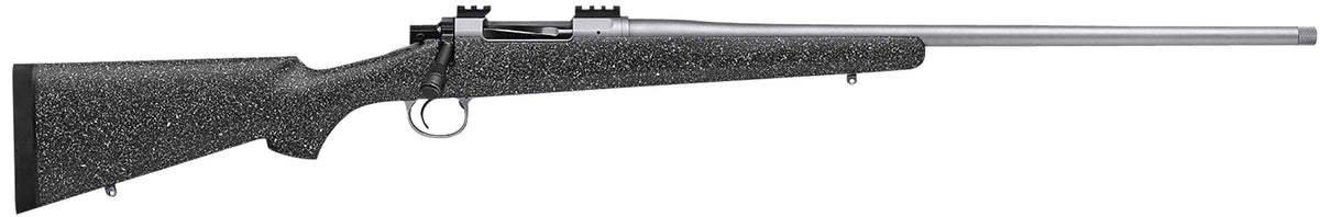 Nosler 40021 M21 22 Nosler 4+1 22" Barrel, Stainless Steel Nitride Metal Finish, Gray Speckled Black All-Weather Epoxy Stock