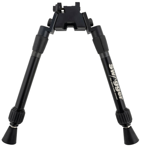 Swagger SWAGBPSEA12 Sea12 Flex Ready Extreme Angle Bipod, Black, 9" to 12" Picatinny Mount
