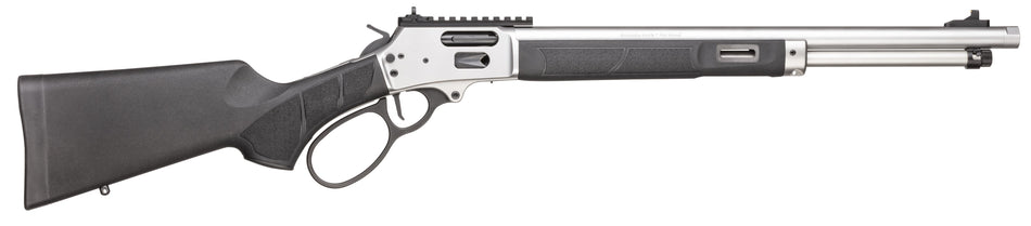 Smith & Wesson 13813 1854 357 Mag 10+1 19.25" Stainless Threaded Barrel, Picatinny Rail Stainless Steel Receiver, M-LOK Forend, Fixed w/Textured Grip Panels Black Synthetic Stock