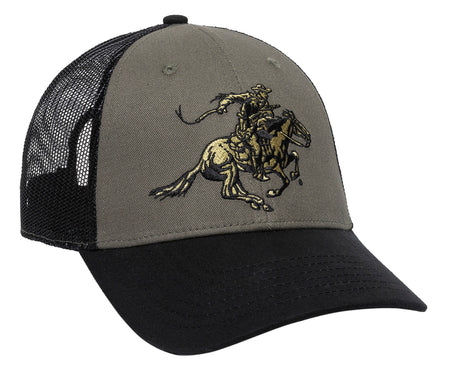 Outdoor Cap WIN05C Winchester Black/Olive Structured Baseball Cap Cotton Twill