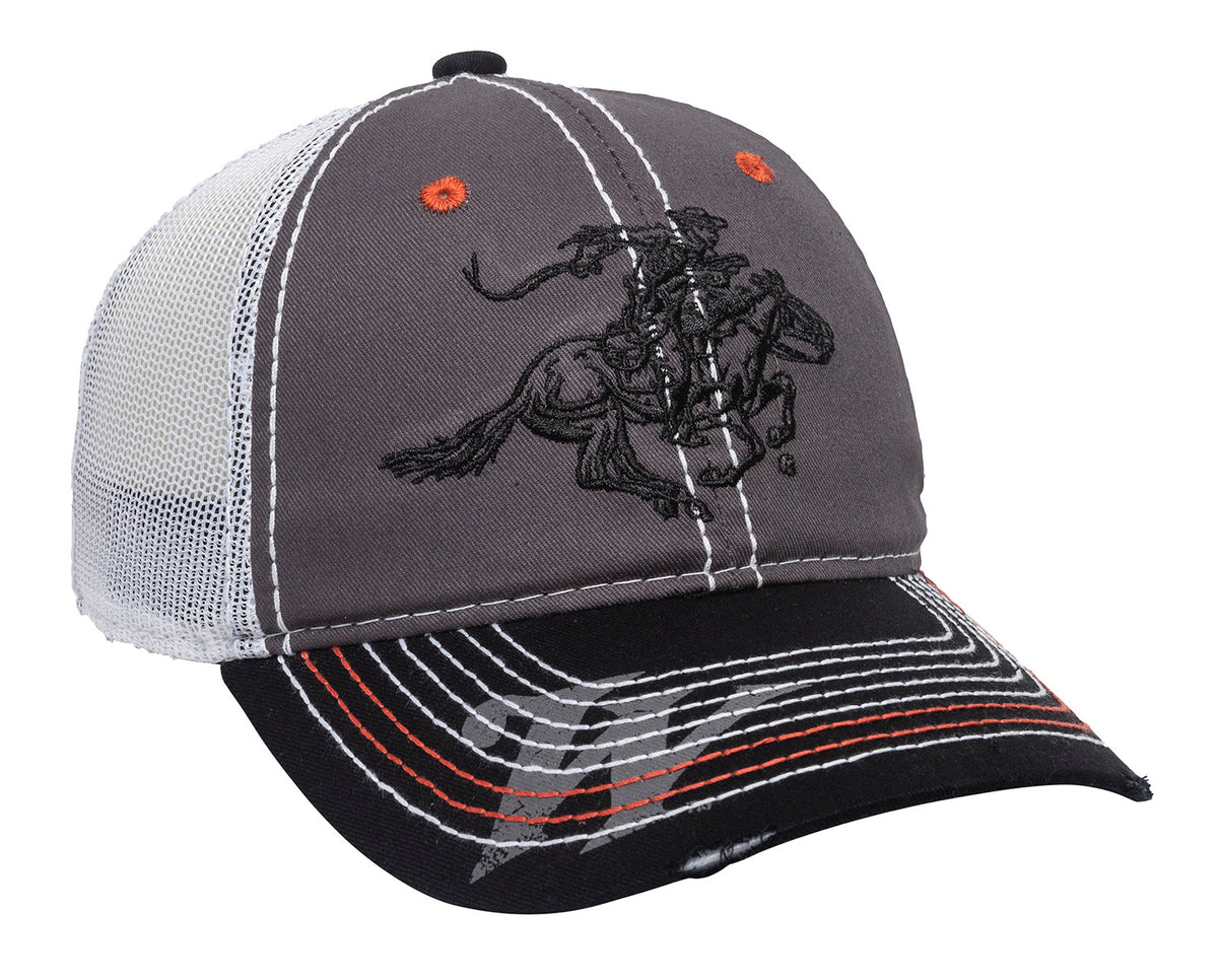 Outdoor Cap WIN35B Winchester Black/White/Charcoal Low Crown Unstructured Baseball Cap