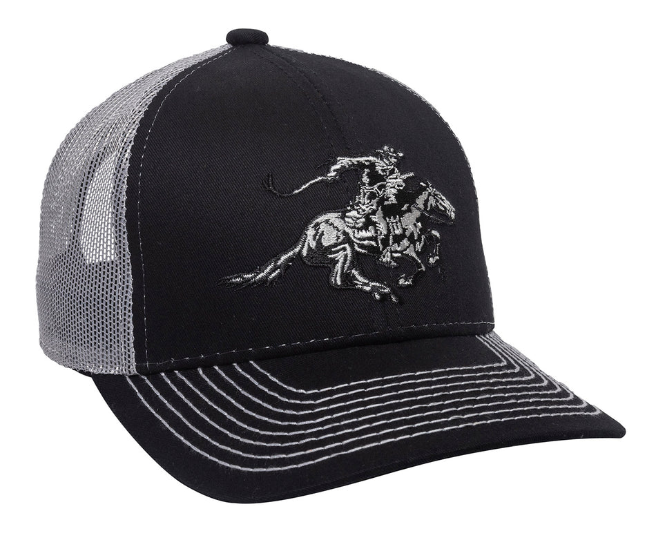 Outdoor Cap WIN46B Winchester Black/Light Gray Pro Crown Structured Baseball Cap OSFA