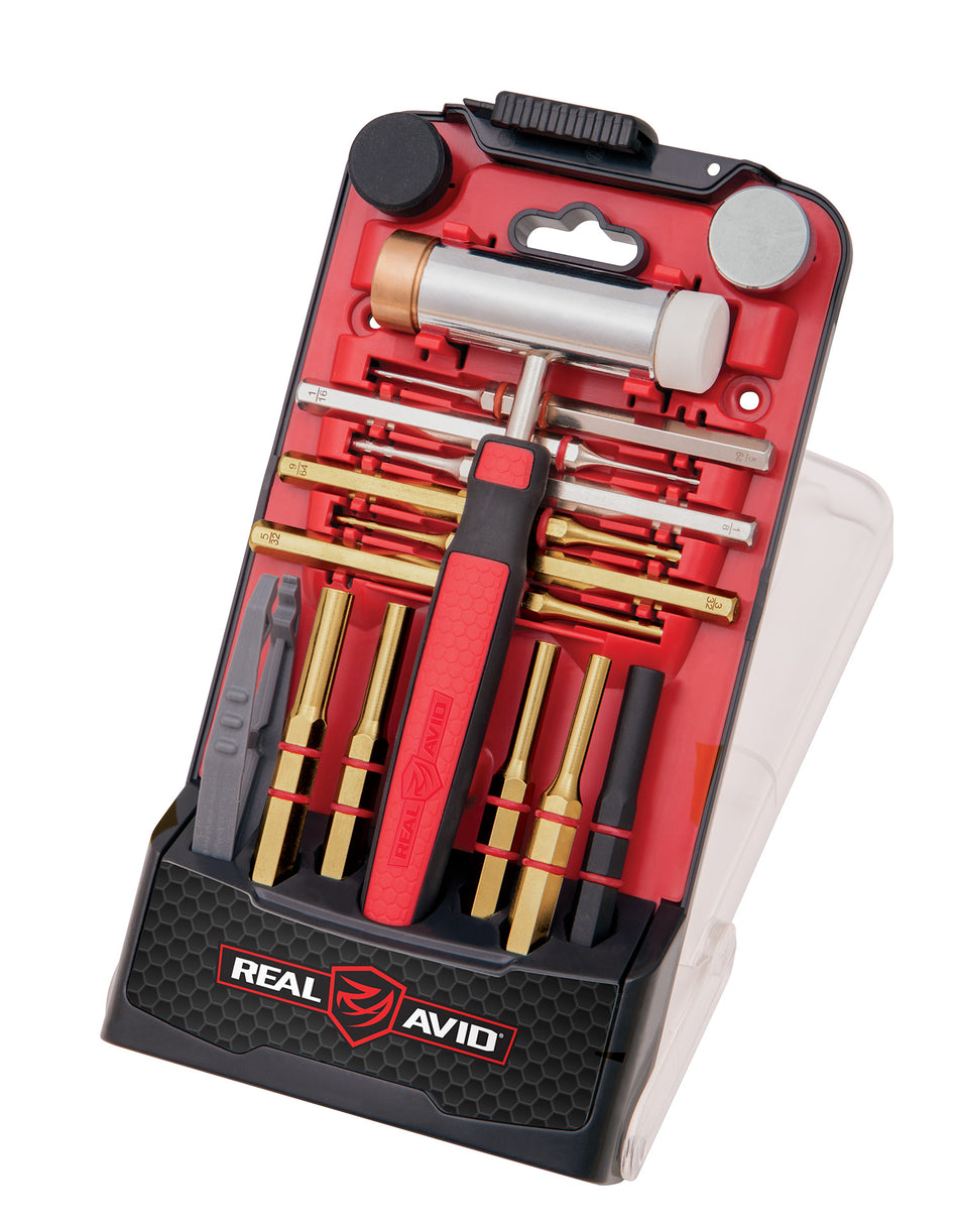 Real Avid Accu-Punch Hammer Pin Punch Set AVHPS-B Universal Firearm
