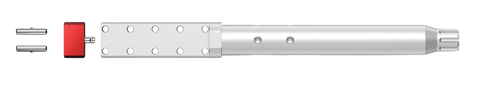 Real Avid AVAR10LLVB Lug-Lok AR-10 Upper Vise Block Natural Aluminum with Stainless Steel Vise Pins