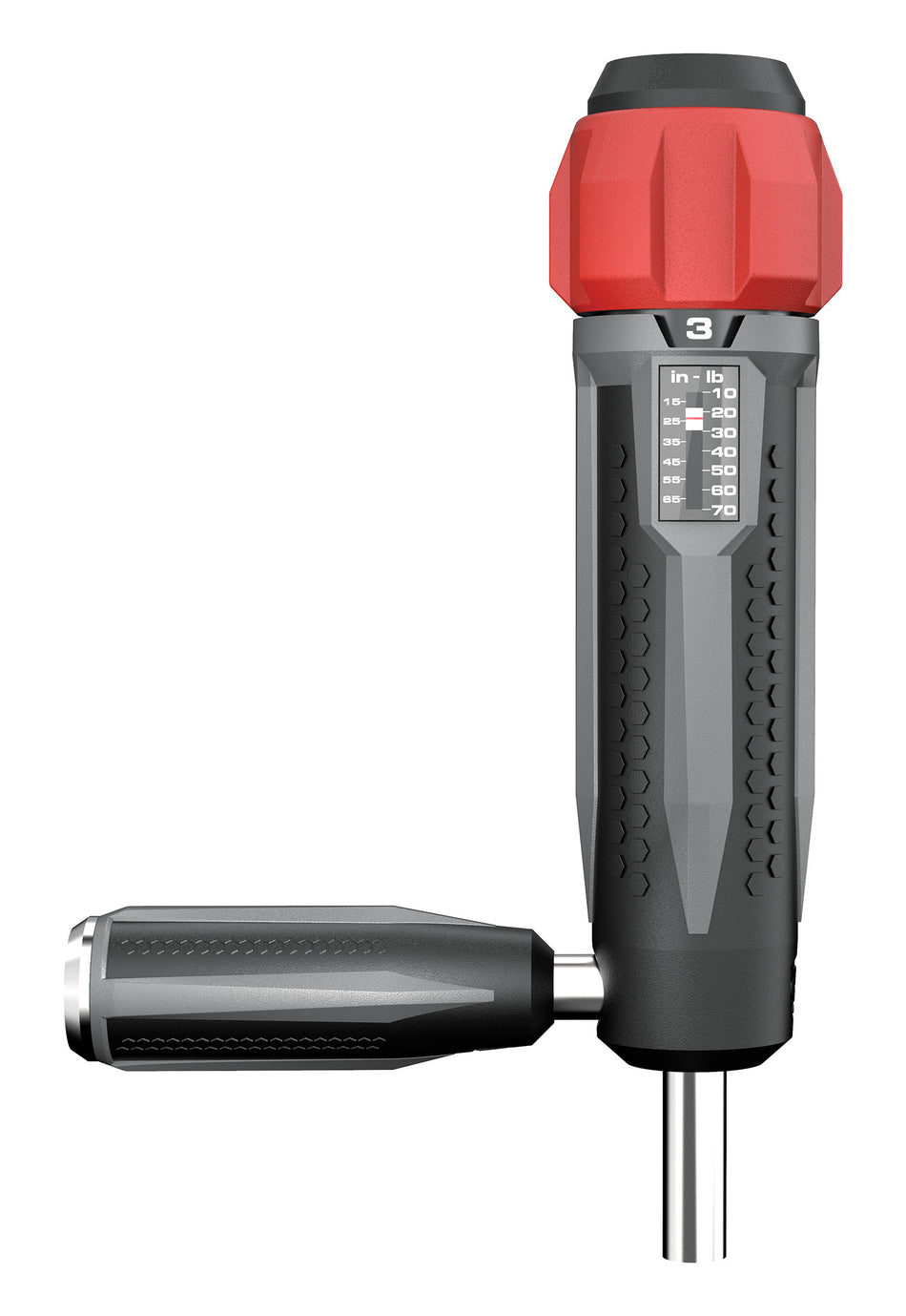 Real Avid AVSTORQ Smart Torq Torque Wrench for Firearms, Gray/Red w/Metal Components