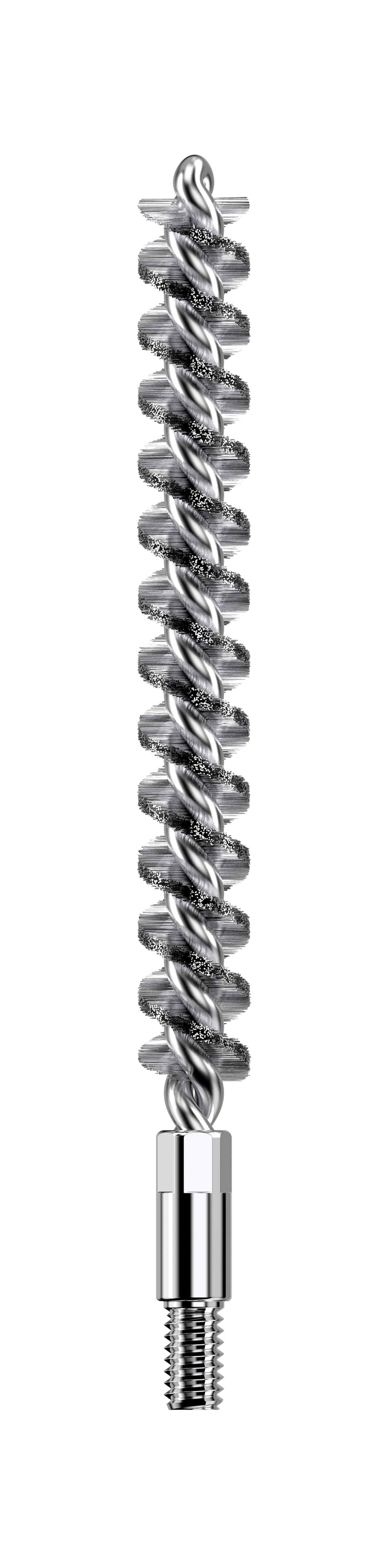 Real Avid 6.5mm Rifle Bore-Max Speed Brush Nickel Plated with Double Density Bristles