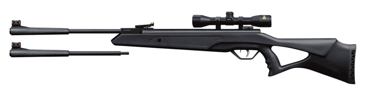 Beeman 10611 Longhorn II Spring Piston Break Barrel .22 Air Rifle Combo 4x32mm