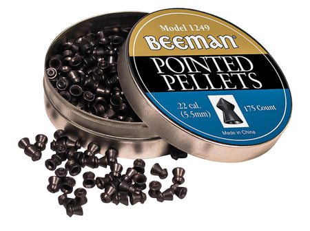 Beeman Pointed Lead .22 Cal Airgun Pellets Quality 175 Per Tin