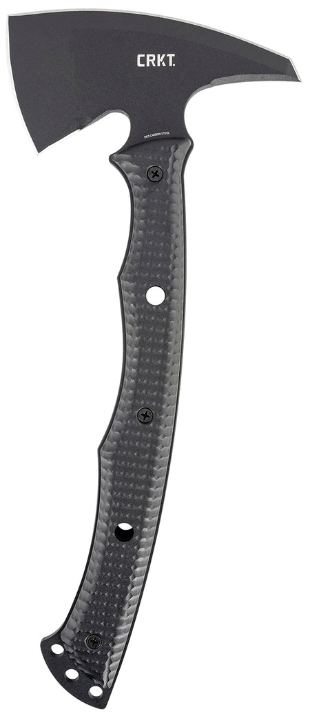 CRKT Kangee T-Hawk Tomahawk with Spike 2.93" SK-5 Steel Blade Black GRN Handle 13.75" Length Boltaron Sheath Included
