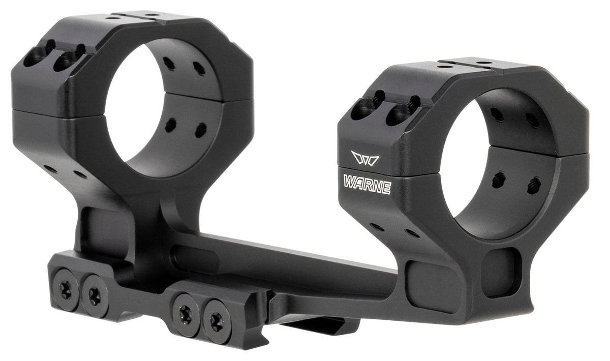 Warne Precision Cantilever Mount/Ring Combo 781820MOA 30mm Tube 20 MOA Black Anodized