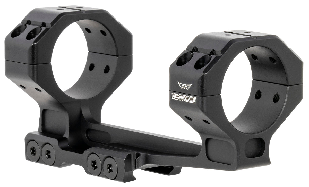 Warne Precision Cantilever Mount/Ring Combo 782520MOA 34mm Tube 20 MOA Black Anodized