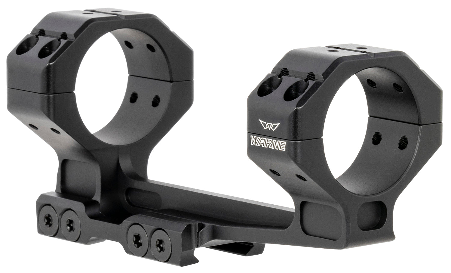 Warne Precision Cantilever Mount/Ring Combo 782520MOA 34mm Tube 20 MOA Black Anodized