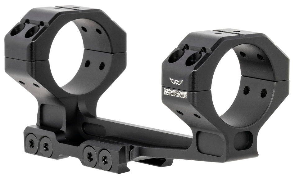 Warne Precision Cantilever Mount/Ring Combo 782520MOA 34mm Tube 20 MOA Black Anodized