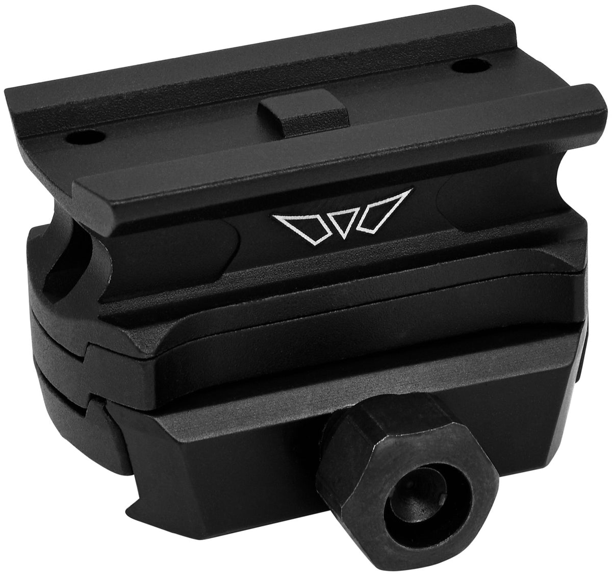 Warne 6101M Modular Red Dot Riser Tactical Black Anodized for Aimpoint T1/T2 Style Optics