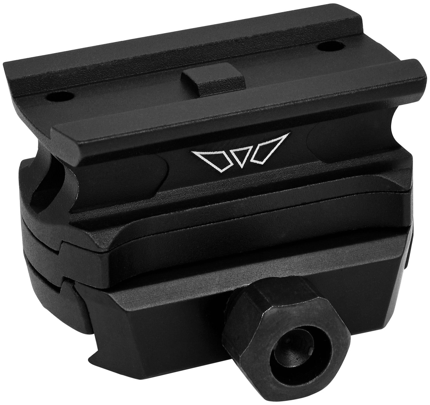 Warne 6101M Modular Red Dot Riser Tactical Black Anodized for Aimpoint T1/T2 Style Optics