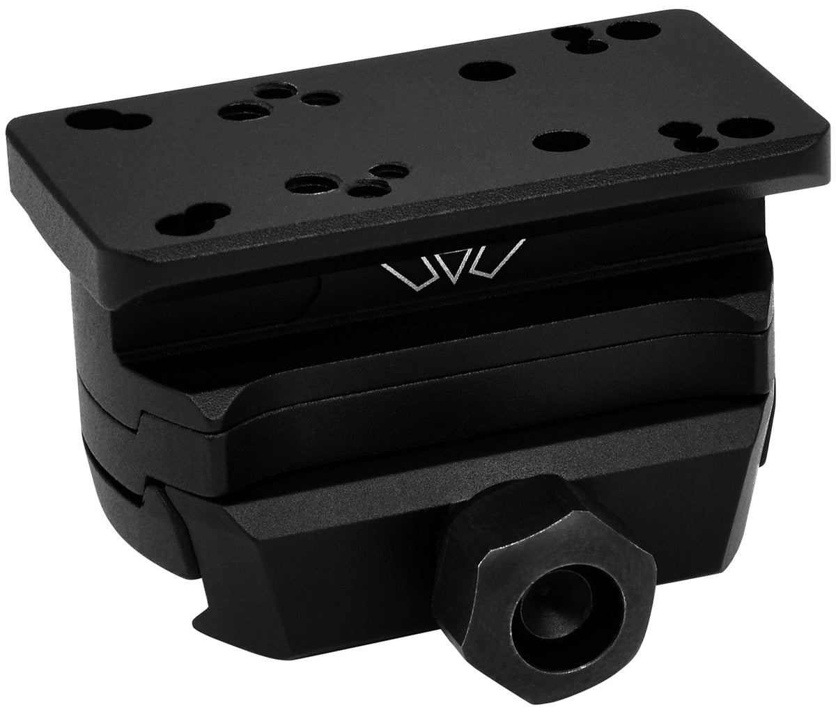 Warne 6103M Modular Red Dot Riser Tactical Mount Black Anodized for Reflex Sights