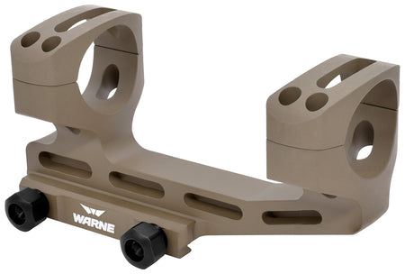 Warne SHXSKEL34DE Skeletonized 34mm MSR Cantilever Scope Mount/Ring Combo Flat Dark Earth Cerakote