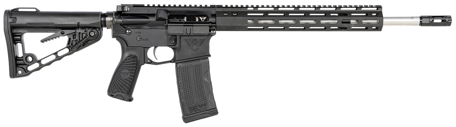 Wilson Combat TRPC556BLS Protector Carbine 5.56x45mm NATO 16" 30+1 Black Anodized Rec Black Wilson/Rogers Super Stoc BCM Starburst Gunfighter Grip Right Hand