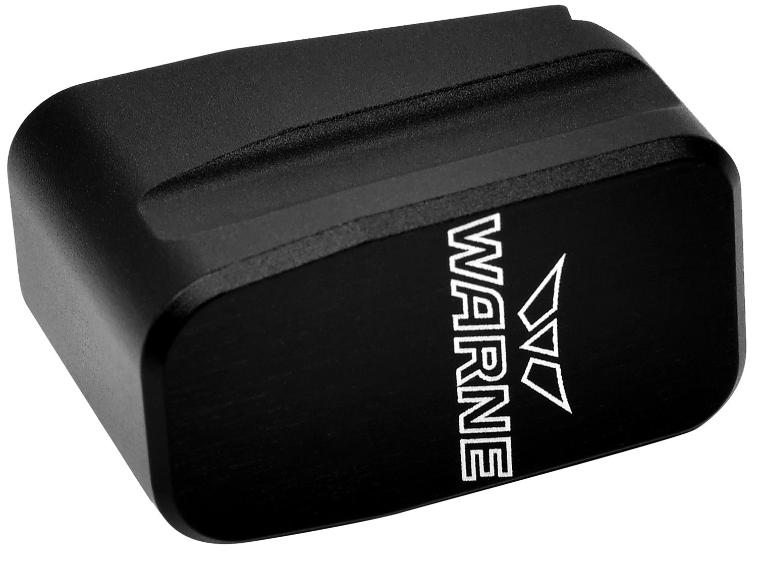 Warne MEG432BLK Magazine Extension for Glock 43 +2rd Capacity 6061-T6 Hardcoat Anodized Black