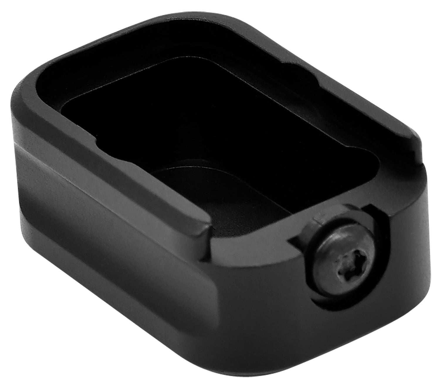 Warne MESIG54BLK Black Anodized Aluminum Mag Extension Sig P320 +5 Rounds 9mm Luger