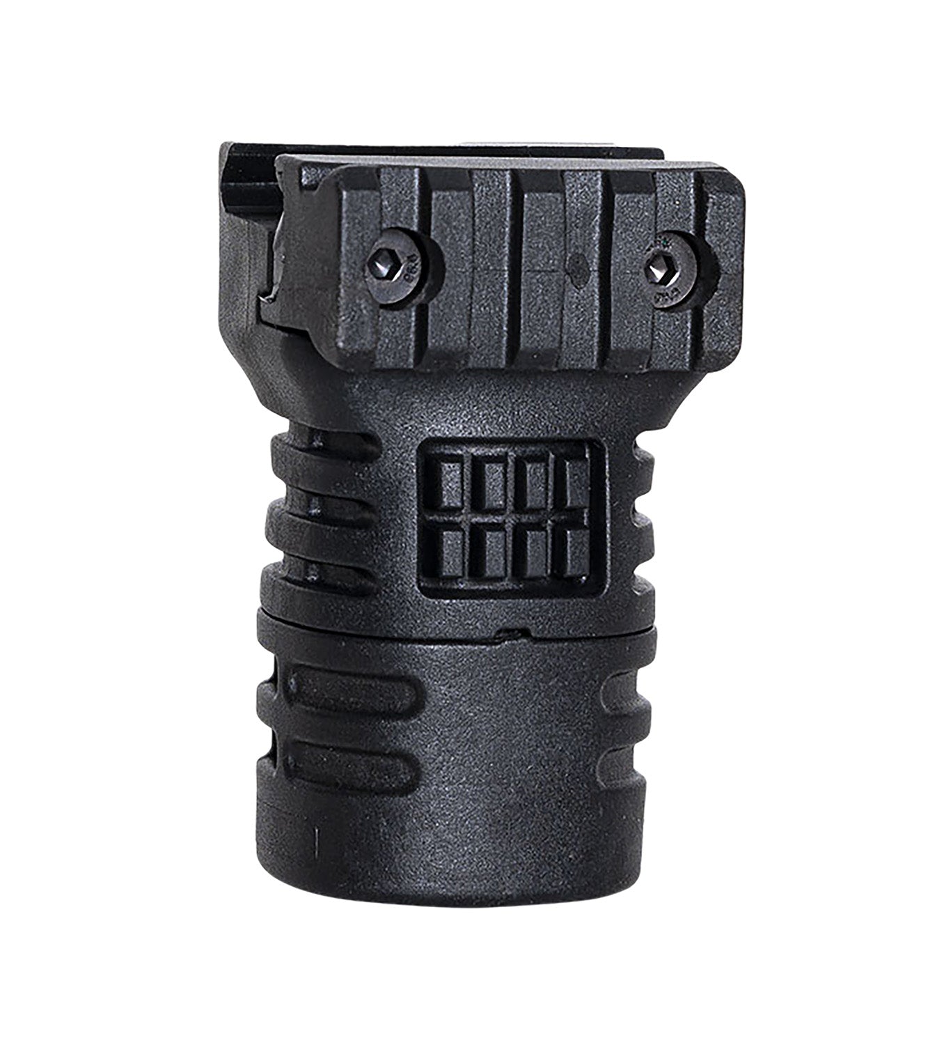 NcStar DLG-117 1913 Side Rail Short Vertical Grip Storage Compartment Black Polymer