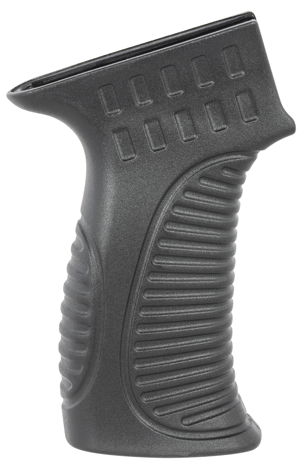 NcStar DLG-107 Textured Ergonomic Grip with Core AK-Platform Battery Storage Black