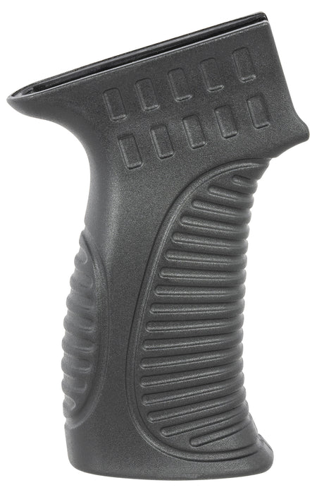 NcStar DLG-107 Textured Ergonomic Grip with Core AK-Platform Battery Storage Black