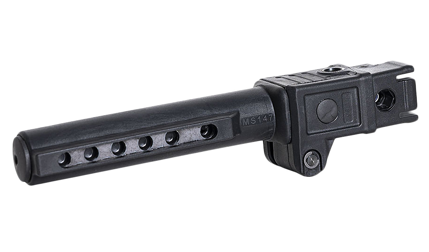 NcStar VG147 Mil-Spec Folding Stock Tube Mount Black AK Platform Left Side Fold QD Sling Mounts