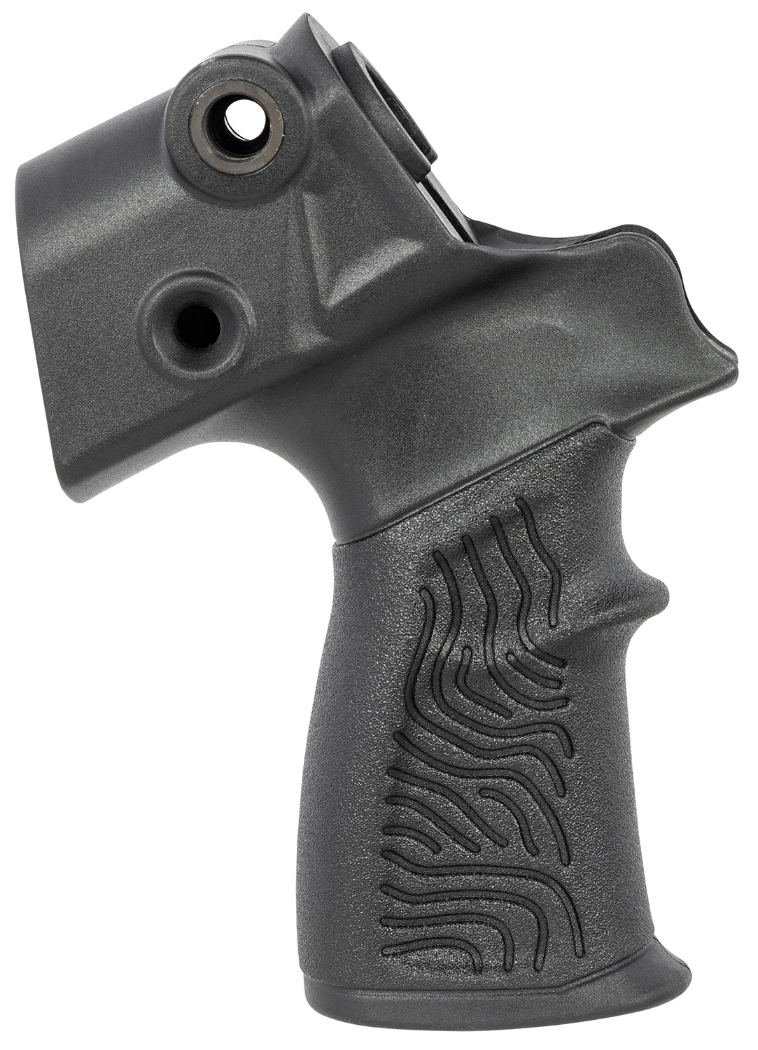 NcStar DLG-118 Mossberg 500 590 Maverick 88 Pistol Grip Adapter Storage Compartment QD Black Polymer