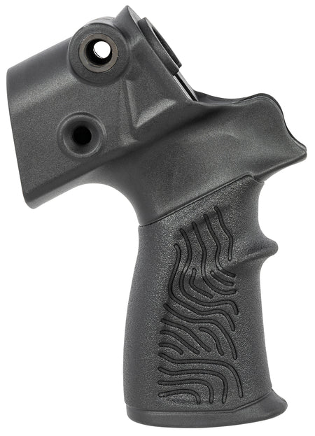 NcStar DLG-118 Mossberg 500 590 Maverick 88 Pistol Grip Adapter Storage Compartment QD Black Polymer