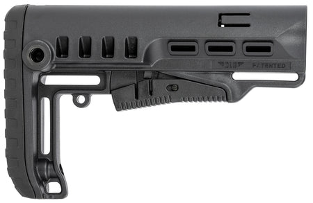NcStar VG087 Tactical Black Synthetic Collapsible Mil-Spec Buffer Tube Stock with QD Sling Mounts