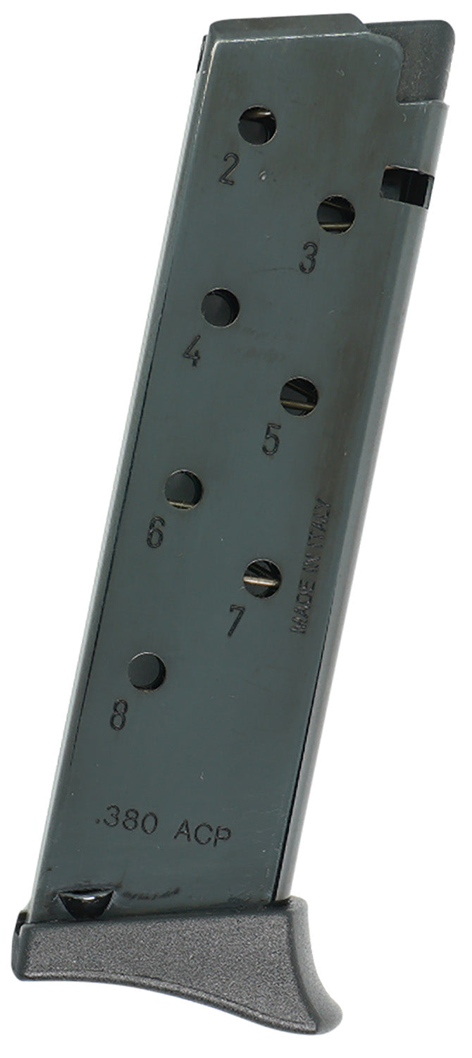 Bersa Thunder 380 THUN380BLMAGFR 8-Round .380 ACP Black Steel Magazine w/ Finger Rest