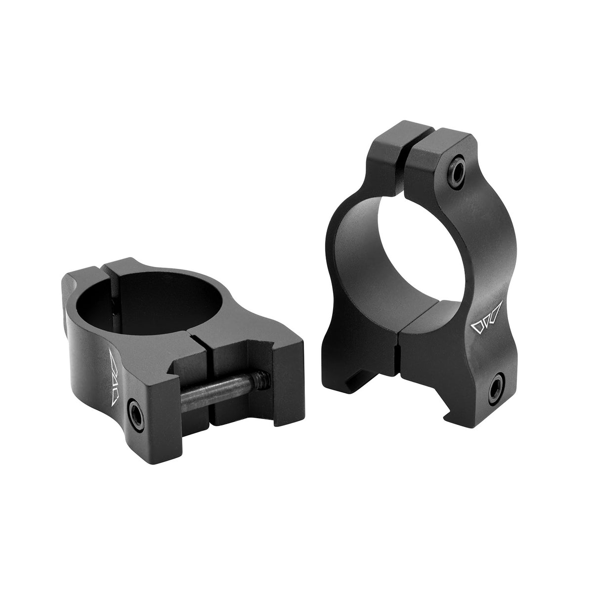 Warne V401M 1" Medium Vapor Scope Rings Matte Black 0 MOA