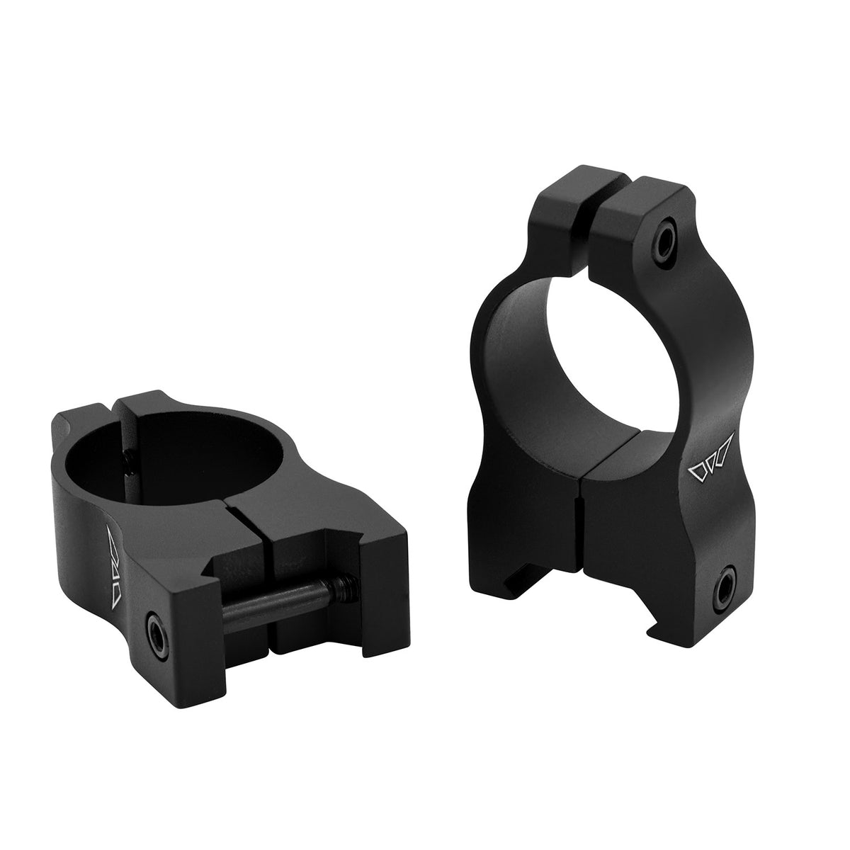 Warne V402M 1" High Vapor Scope Rings Matte Black 0 MOA